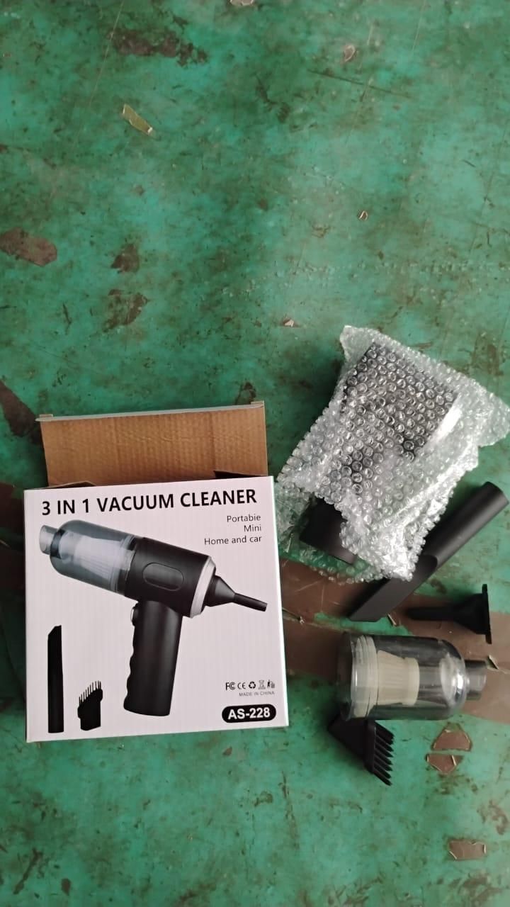 2 in 1 Vacuum Cleaner-Handheld Vacuum Car Cleaner Air Duster Wireless Rechargeable Home